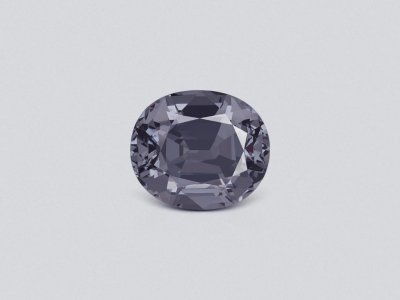 Grey spinel oval cut 4.18 carats, Burma photo