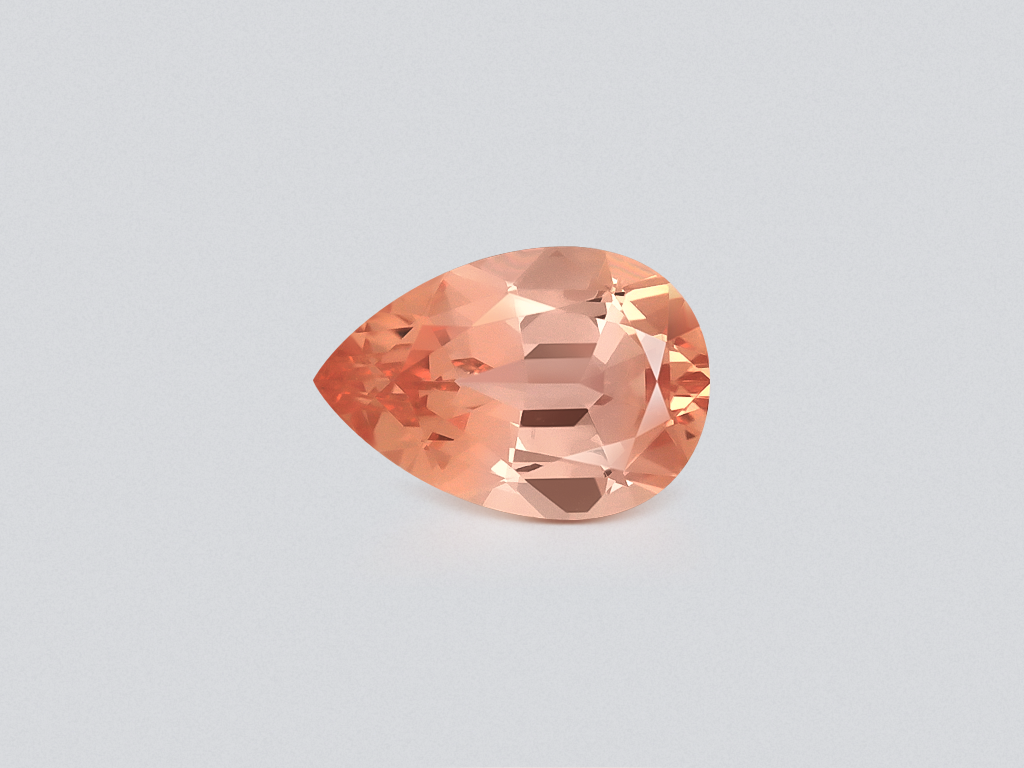 Topaz Imperial  pear cut 1.76 carats, Brazil Image №1