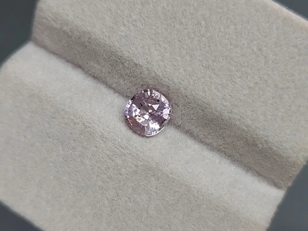 Soft pink sapphire cushion cut 1.10 carats, Sri Lanka Image №4