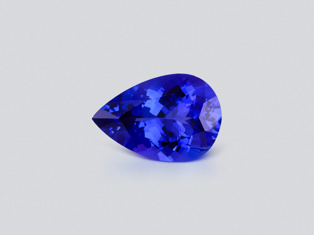 Tanzanite pear cut 7.12 carats, Tanzania Image №1