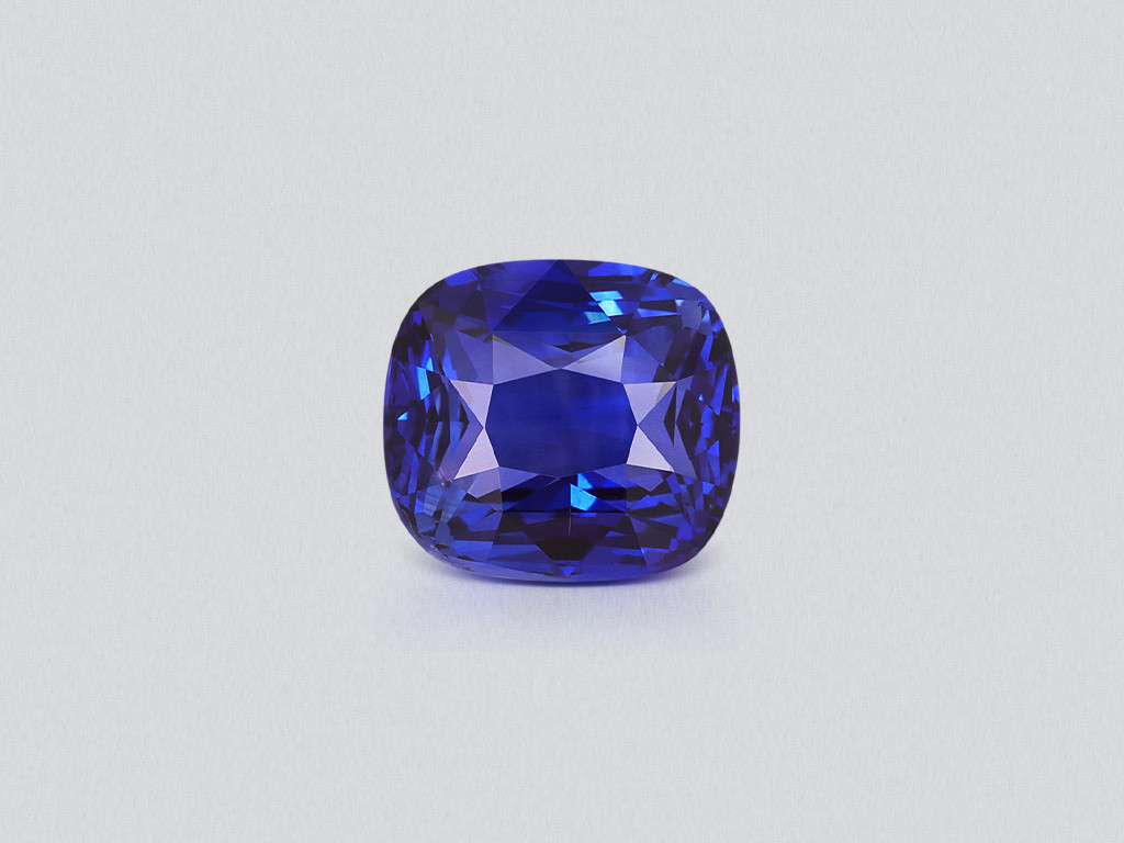 Sapphire Royal Blue cushion cut 4.05 carats, Sri Lanka  Image №1