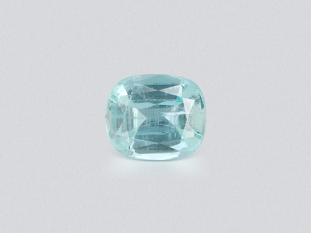 Aquamarine cushion cut 2.94 carats, Madagascar  Image №1