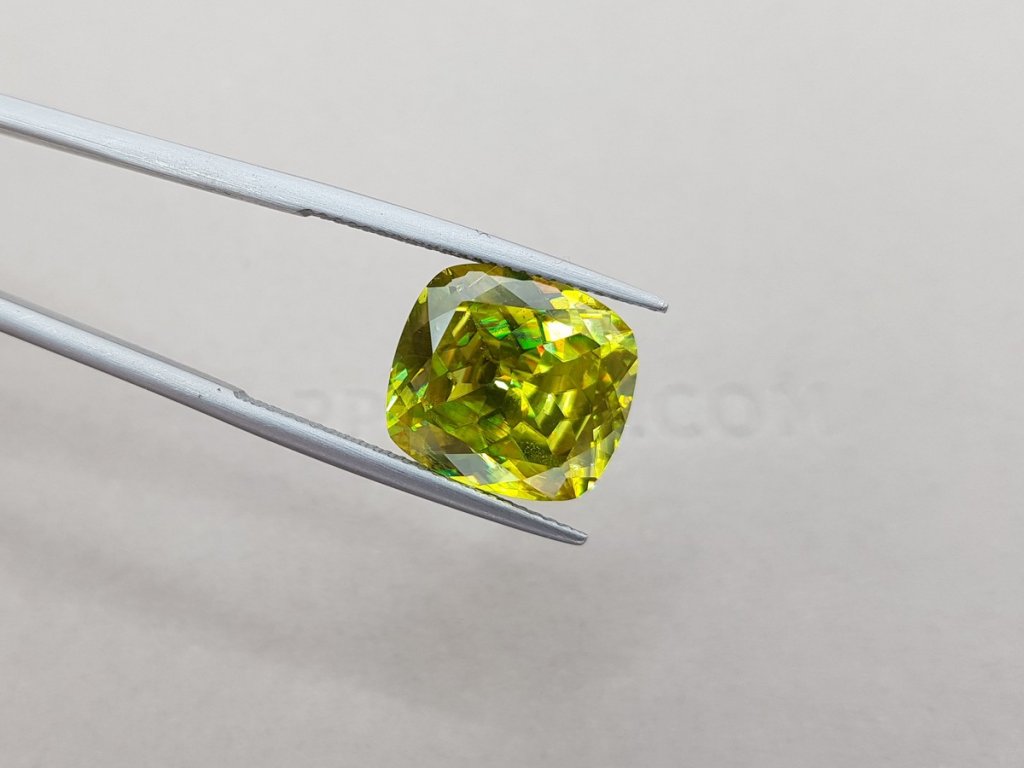 Yellow-green sphene 9.40 ct, Zimbabwe Image №4