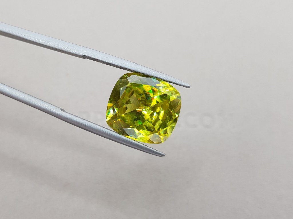 Yellow-green sphene 9.40 ct, Zimbabwe Image №5