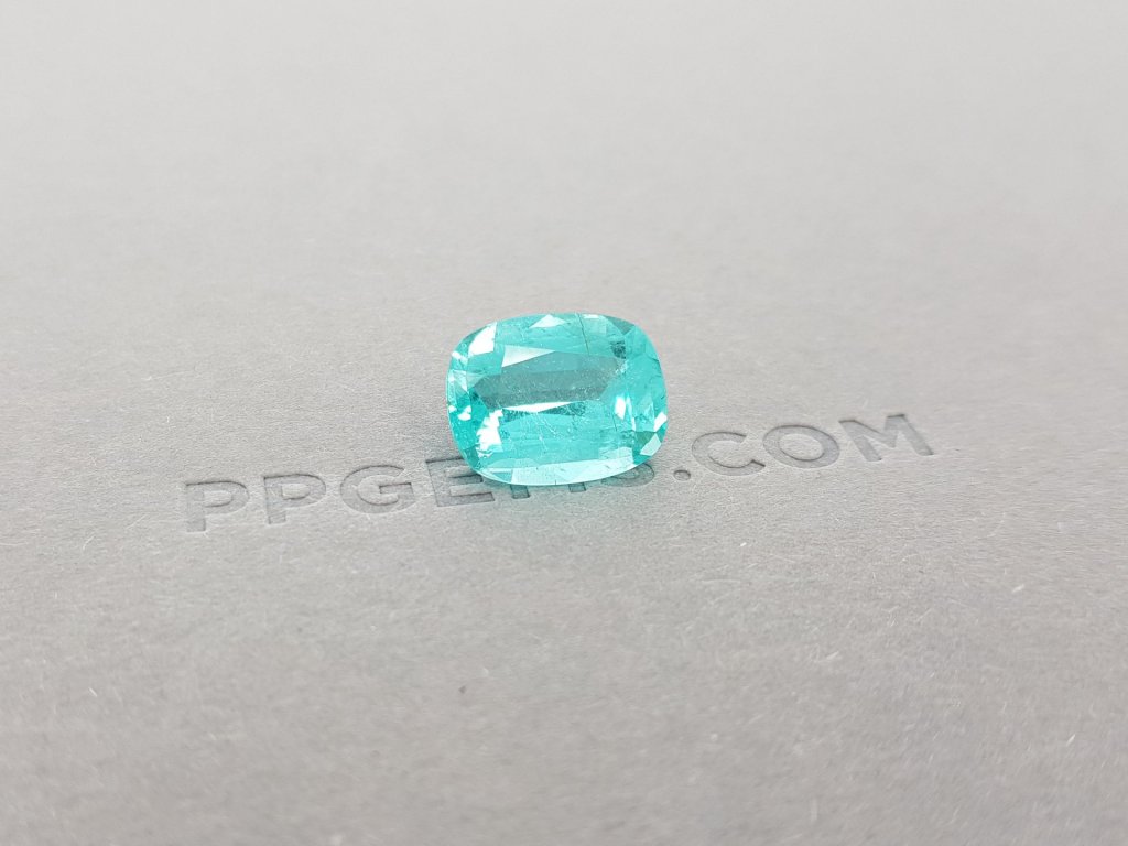 Bright neon blue Paraiba tourmaline 7.77 ct, GIA Image №3