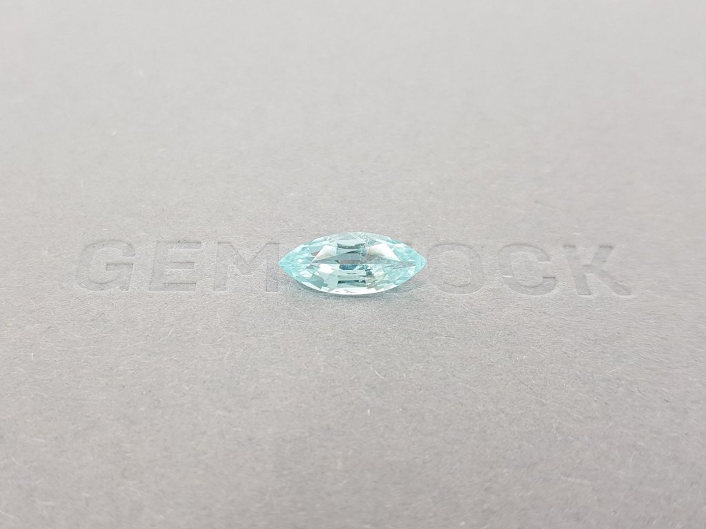 Paraiba tourmaline in a rare cut marquise 1.73 ct, Mozambique, GIA Image №2