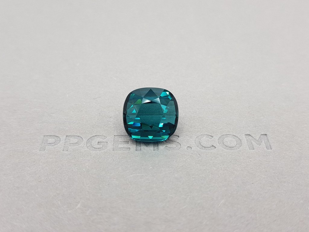 Cushion cut indigolite tourmaline 9.87 ct Image №1