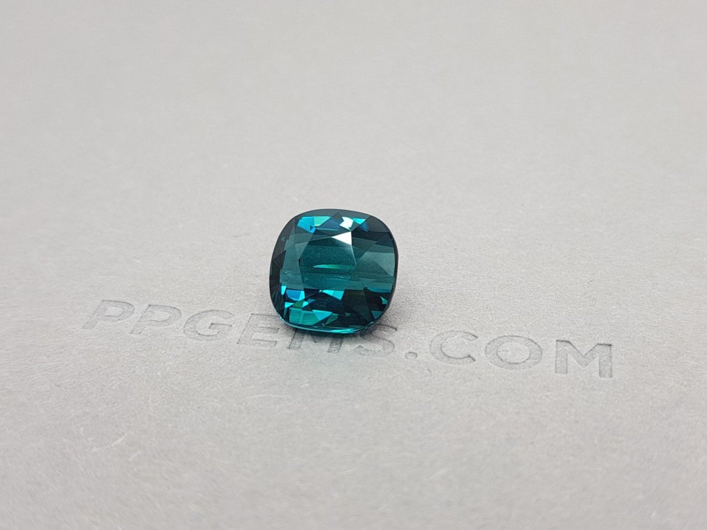 Cushion cut indigolite tourmaline 9.87 ct Image №2