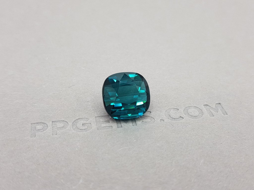 Cushion cut indigolite tourmaline 9.87 ct Image №3