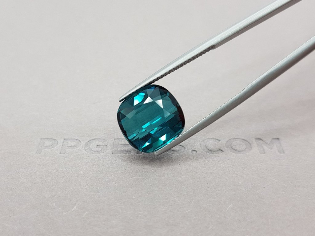 Cushion cut indigolite tourmaline 9.87 ct Image №4