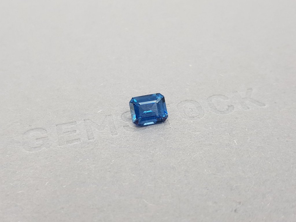 Unique octagon cut cobalt spinel 1.65 ct, Tanzania Image №2