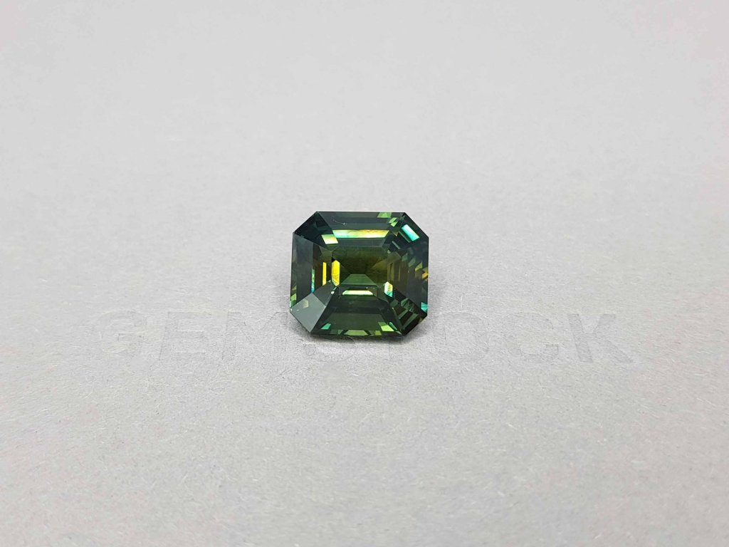 Teal Octagon sapphire 11.57 ct, Madagascar Image №1