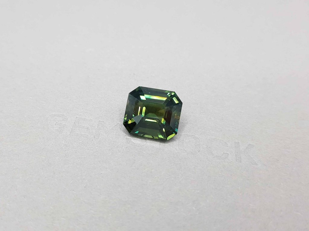 Teal Octagon sapphire 11.57 ct, Madagascar Image №3