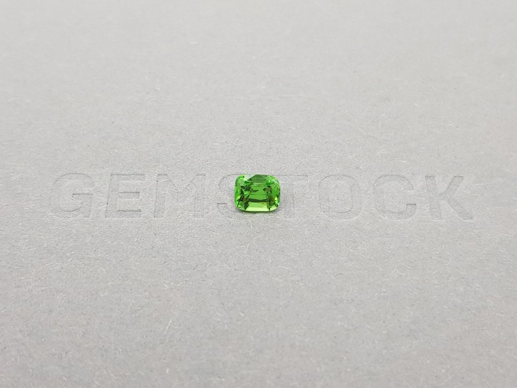 Cushion cut bright green tsavorite garnet 0.72 ct Image №2