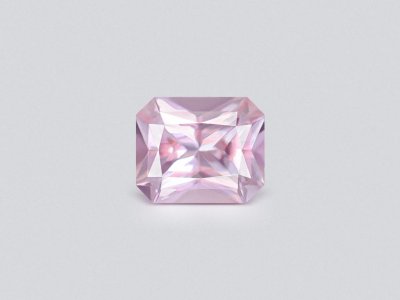 Untreated Baby pink sapphire in radiant cut 0.92 carat, Sri Lanka  photo