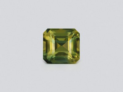 Unheated Bi-color asscher-cut sapphire 1.55 carats, Madagascar photo