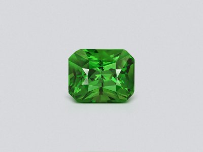 Vibrant Green tsavorite garnet in radiant cut 1.53 carats, Tanzania photo