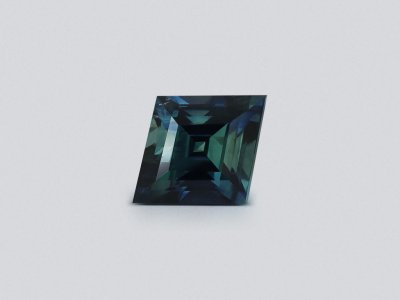 Unheated Teal sapphire kite cut 2.01 carats, Sri Lanka photo