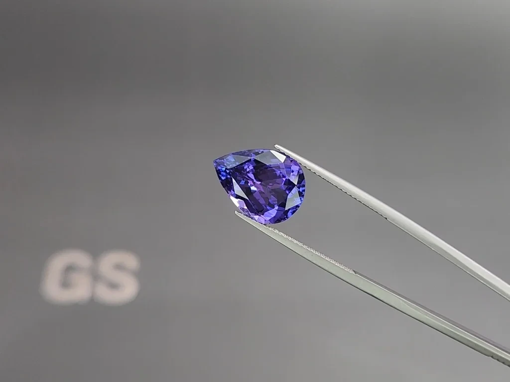 Tanzanite  pear cut 7.49 carats, Tanzania Image №3