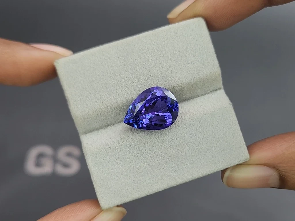 Tanzanite  pear cut 7.49 carats, Tanzania Image №4
