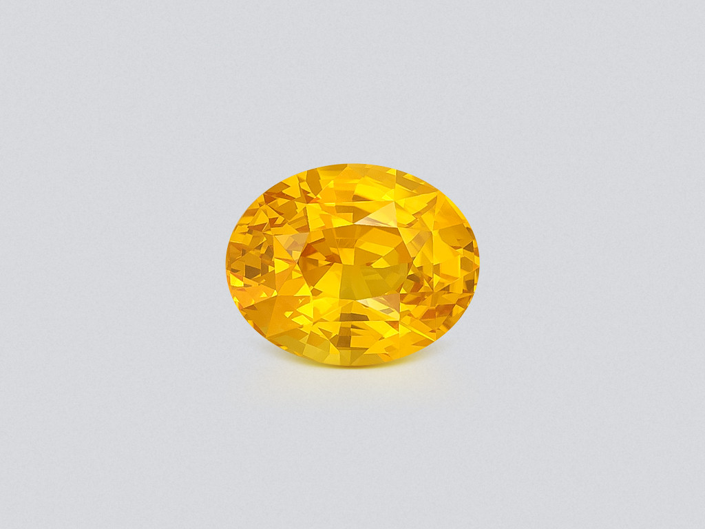 Sapphire Vivid Yellow oval cut 2.02 carats, Sri Lanka Image №1