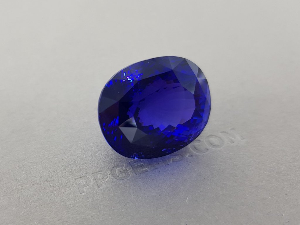 Unique eye clean Tanzanite 80.37 ct, Tanzania Image №3