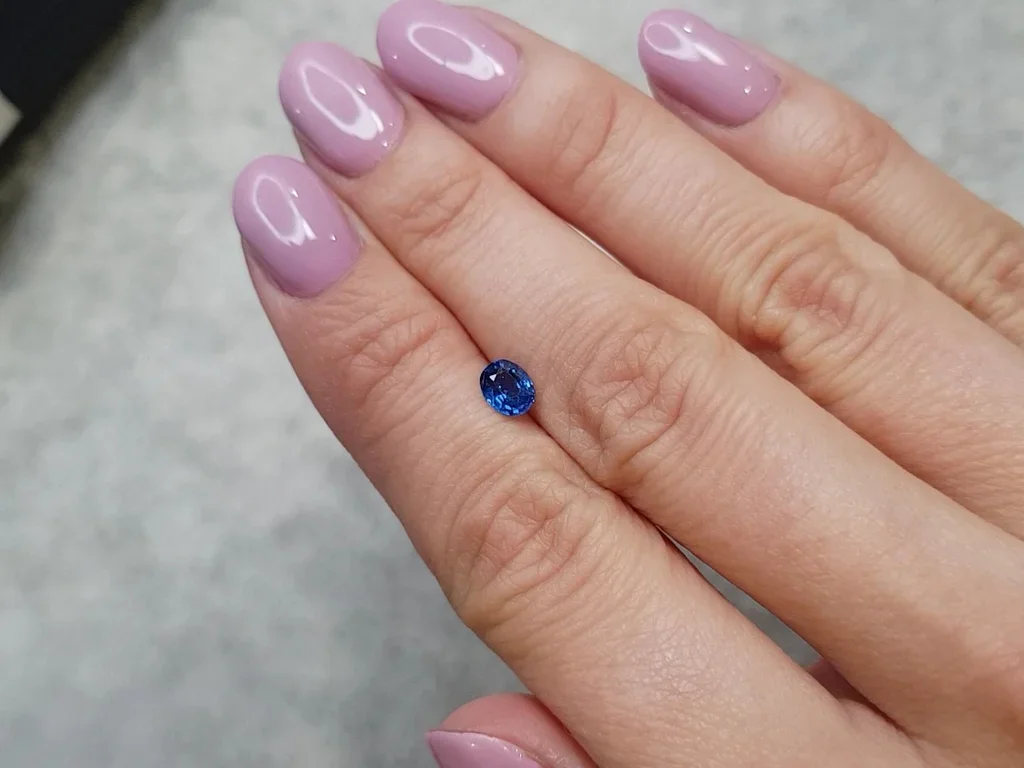 Extremely rare cobalt spinel 0.51 ct, Vietnam, Lotus Image №2