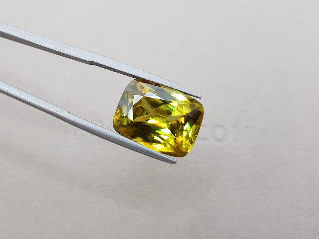 Golden green sphene 9.68 ct, Madagascar Image №6