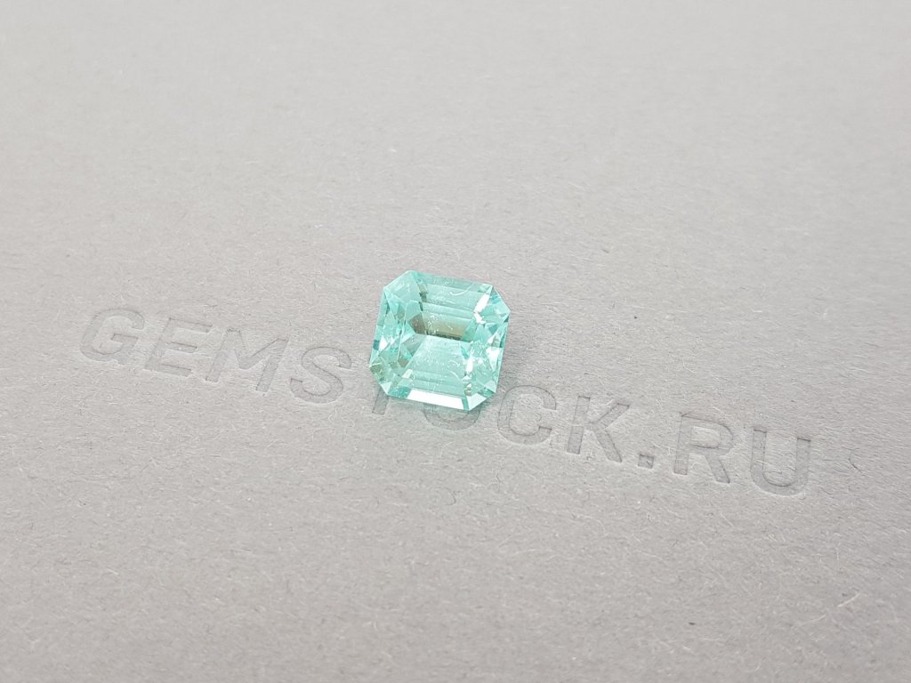 Paraiba tourmaline in a rare cut octagon 2.95 ct, GIA Image №2