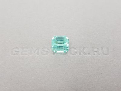 Paraiba tourmaline in a rare cut octagon 2.95 ct, GIA photo