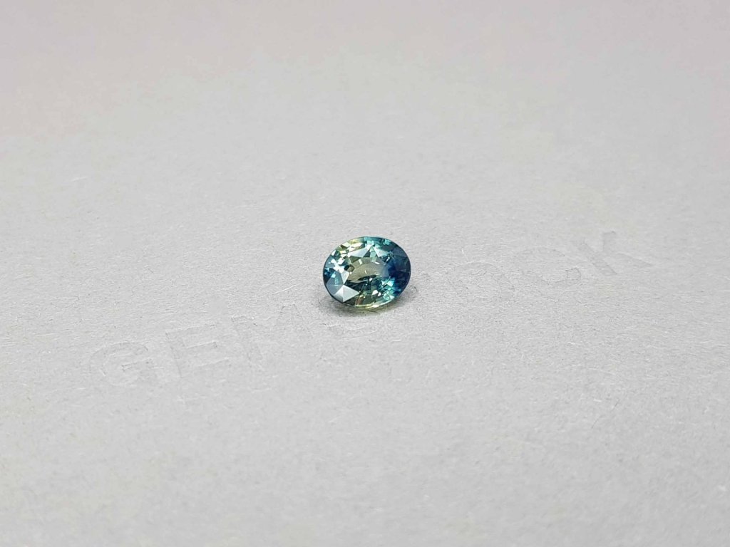 Teal oval sapphire 2.01 ct, Madagascar Image №2