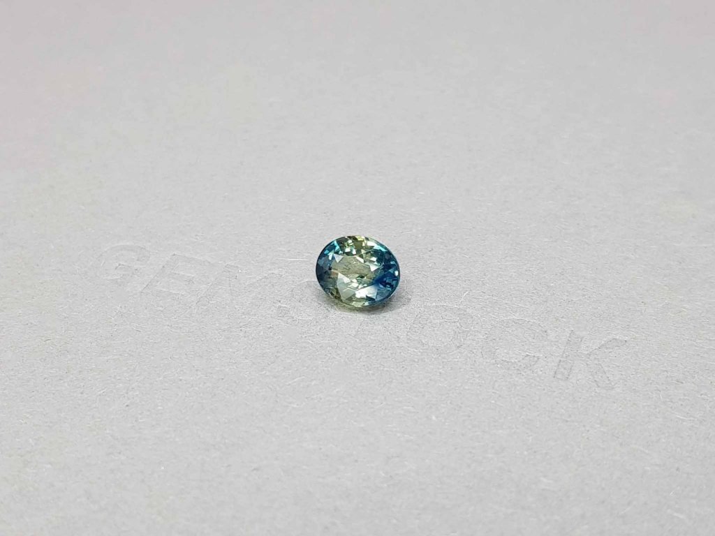 Teal oval sapphire 2.01 ct, Madagascar Image №3