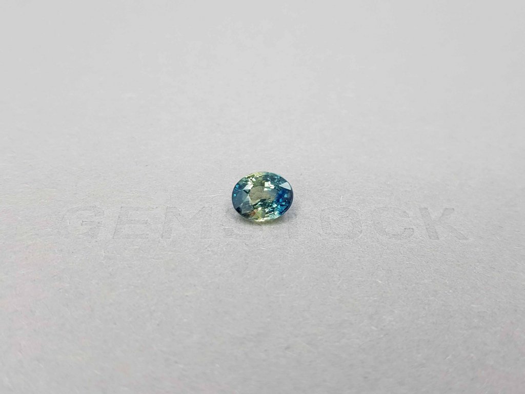 Teal oval sapphire 2.01 ct, Madagascar Image №1