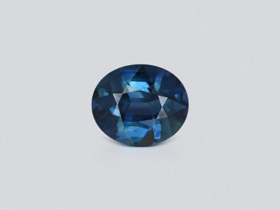 Unheated Teal sapphire in oval cut 1.10 carats, Madagascar photo