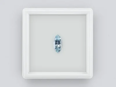 Marquise cut aquamarine 1.04 carats, Africa photo