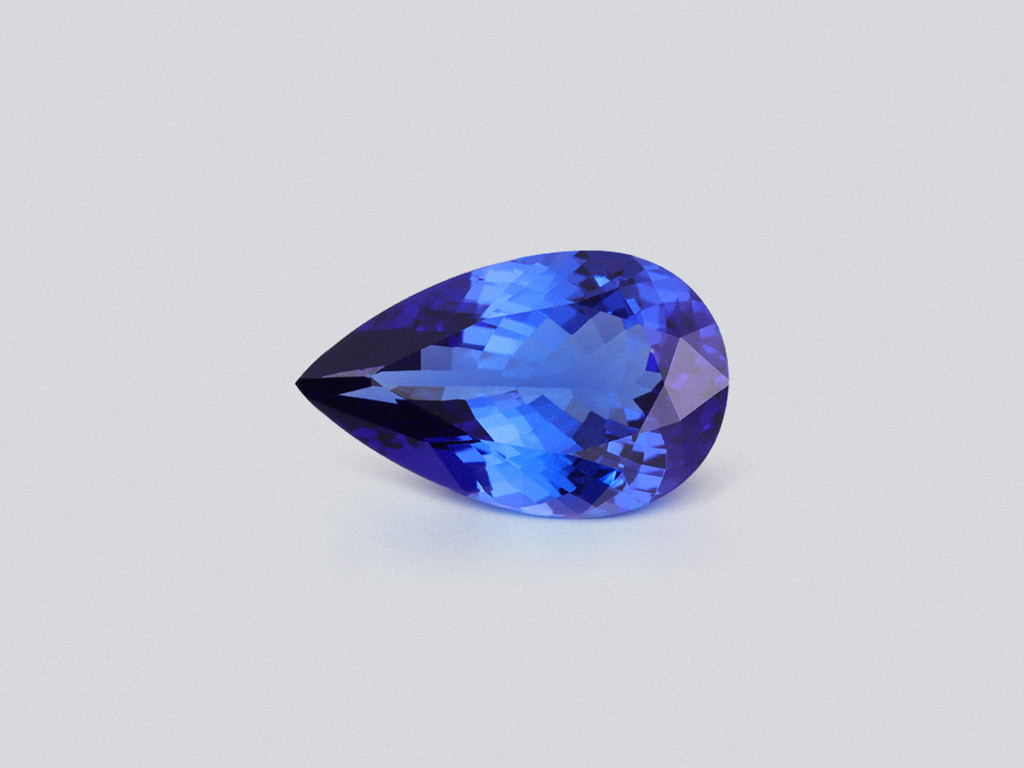 Tanzanite pear cut 7.75 carats, Tanzania Image №1