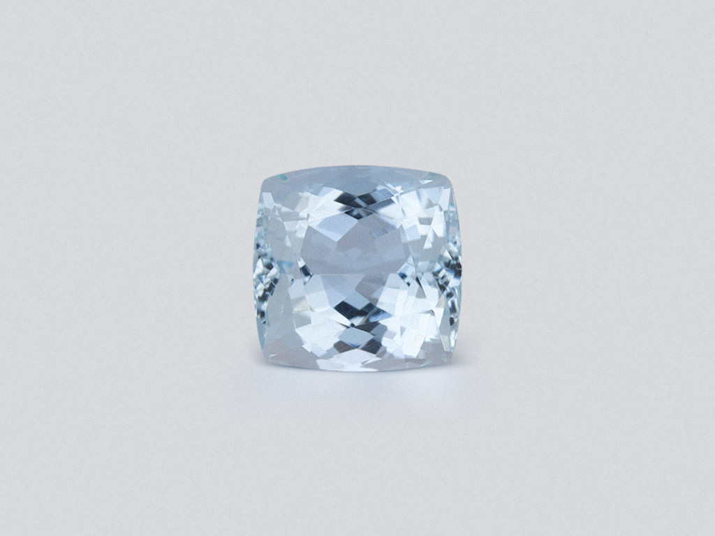 Aquamarine cushion cut 4.18 carats, Madagascar  Image №1