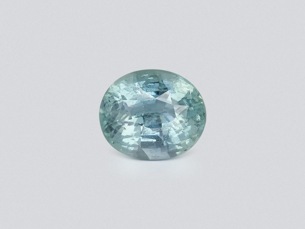 Sapphire Teal oval cut 4.79 carats, Sri Lanka Image №1