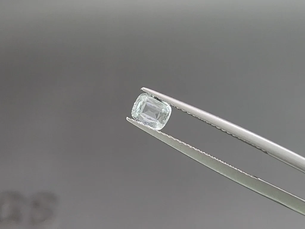 Set of aquamarines cushion cut 1.00 carats, Madagascar Image №3