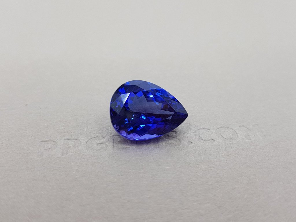 Pear cut rich tanzanite 7.87 ct Image №2