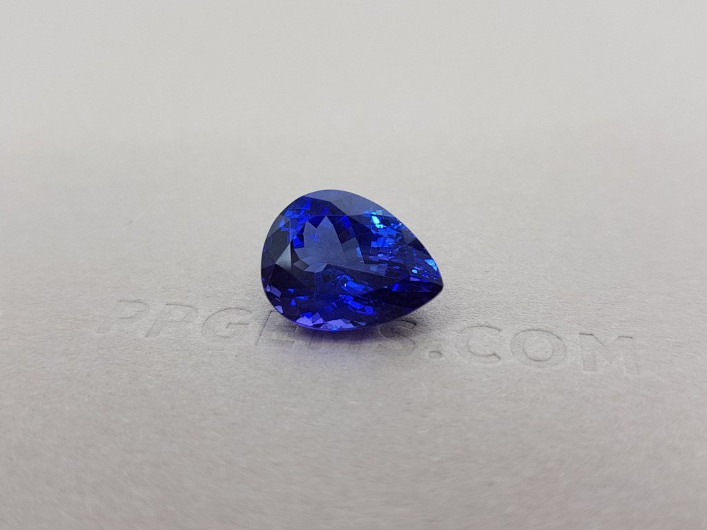 Pear cut rich tanzanite 7.87 ct Image №3