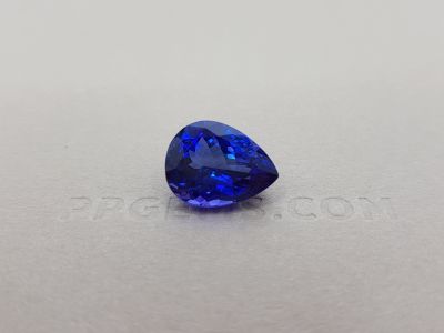 Pear cut rich tanzanite 7.87 ct photo