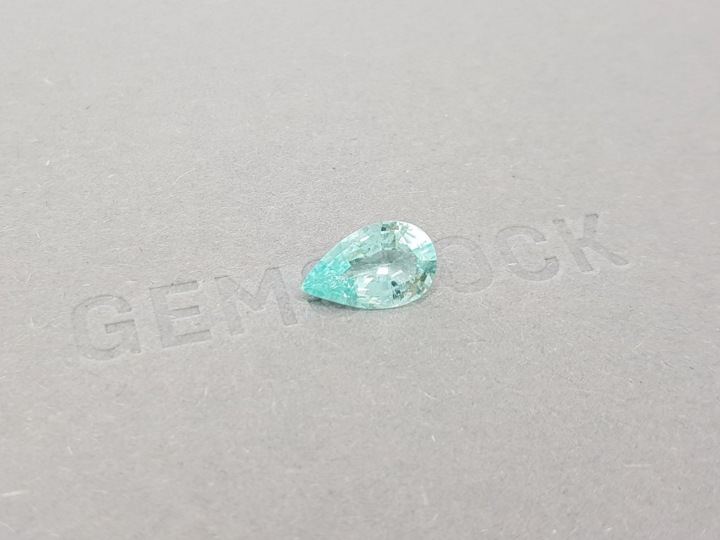 Blue Paraiba, pear cut, 2.03 ct, Mozambique, GIA Image №2