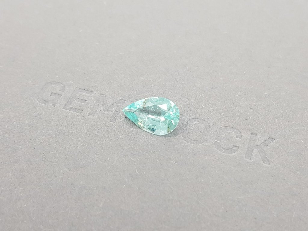 Blue Paraiba, pear cut, 2.03 ct, Mozambique, GIA Image №3