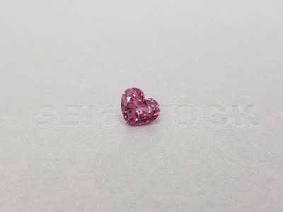 Intense purple heart cut spinel 2.46 ct, Burma photo
