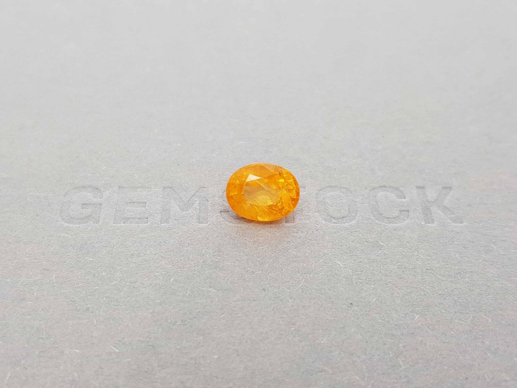 Spessartine Fanta color oval cut 3.17 ct, Nigeria Image №1