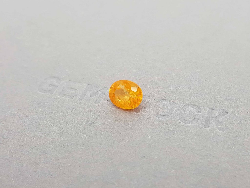 Spessartine Fanta color oval cut 3.17 ct, Nigeria Image №3