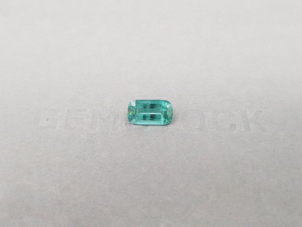 Rare lagoon blue cushion cut tourmaline 1.58 ct, Afghanistan Image №1