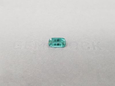 Rare lagoon blue cushion cut tourmaline 1.58 ct, Afghanistan photo