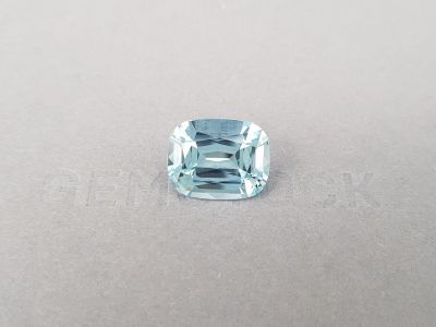 Intense blue cushion-cut aquamarine 8.22 ct, Mozambique photo
